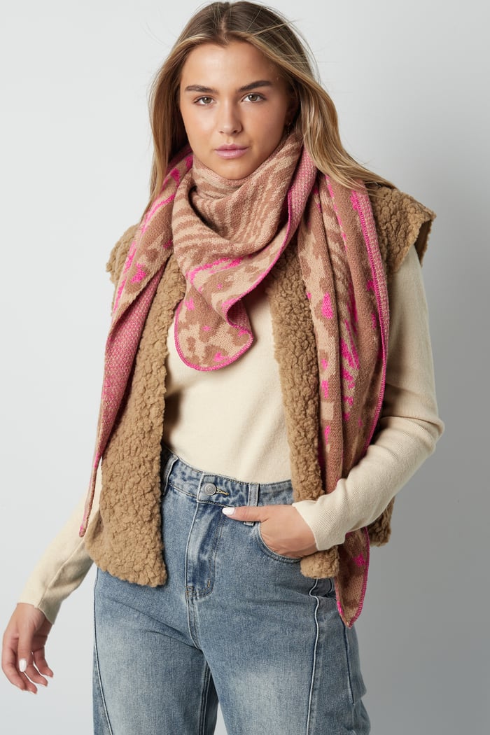 Vibrant vibes scarf - fuchsia Picture2